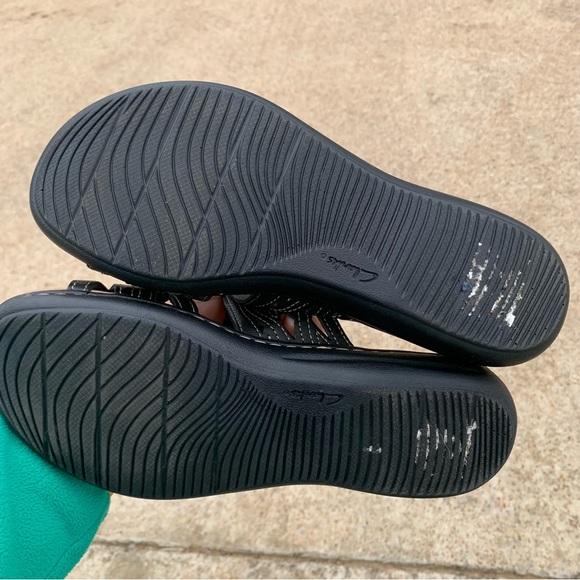 Clarks Women's Black Sandals 8.5 - Picture 5 of 6